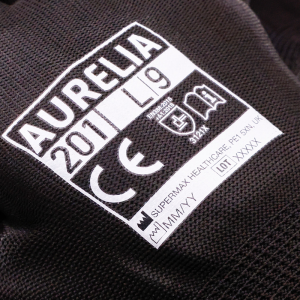 Aurelia 201 Black Nylon Maintenance Gloves